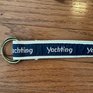 Vintage Yatching Belt 38 inches long. Will fit size 30 and lower